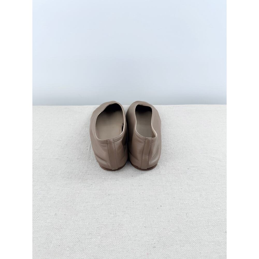 Le Monde Beryl Luna V-Cut Slip On Slipper Flat Taupe Leather Women's Size US 7 - Picture 8 of 10